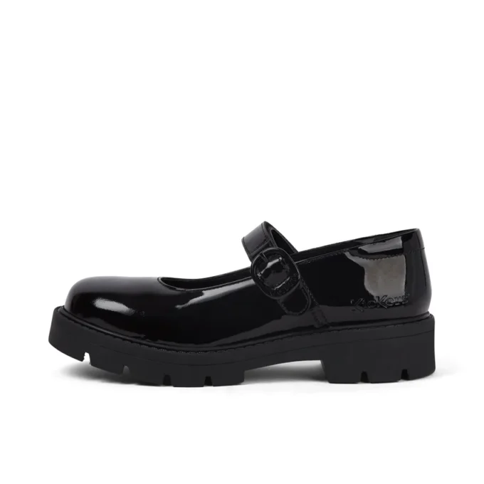 Zapatos Kori MJ Doll para mujer joven, de charol negro