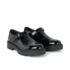 Zapatos Kori T Bar de charol para niñas, en negro