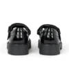 Zapatos Kori T Bar de charol para niñas, en negro