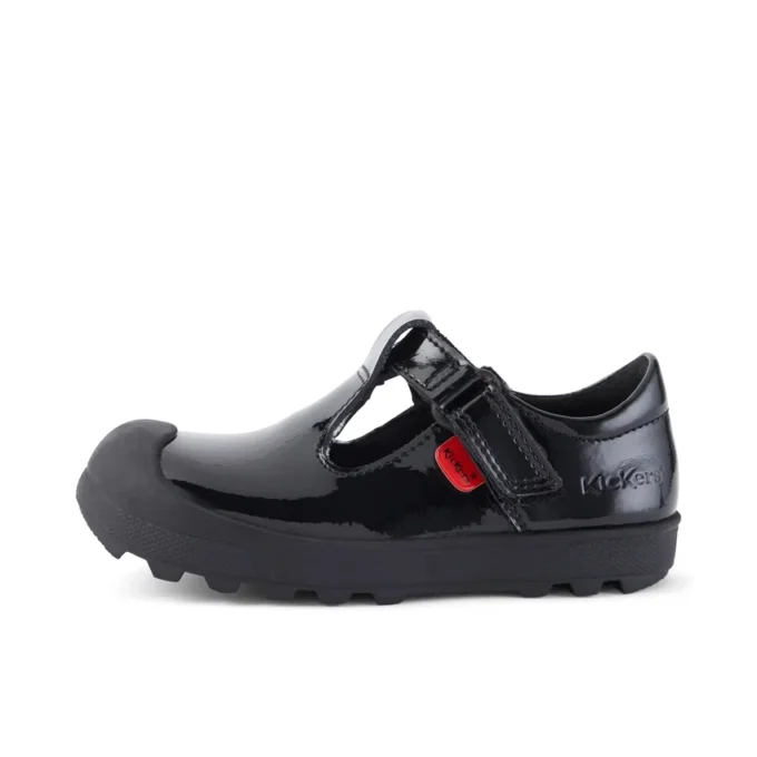 Zapatos Plunk Mj de charol negro para niñas