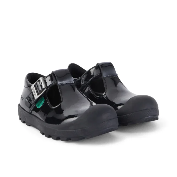 Zapatos Plunk Mj de charol negro para niñas
