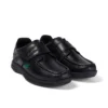 Zapatos Reasan Strap de piel para niño, color negro