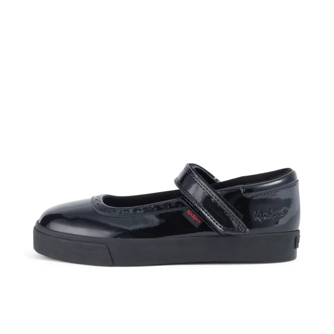 Zapatos Tovni Brogue MJ de charol negro para niñas