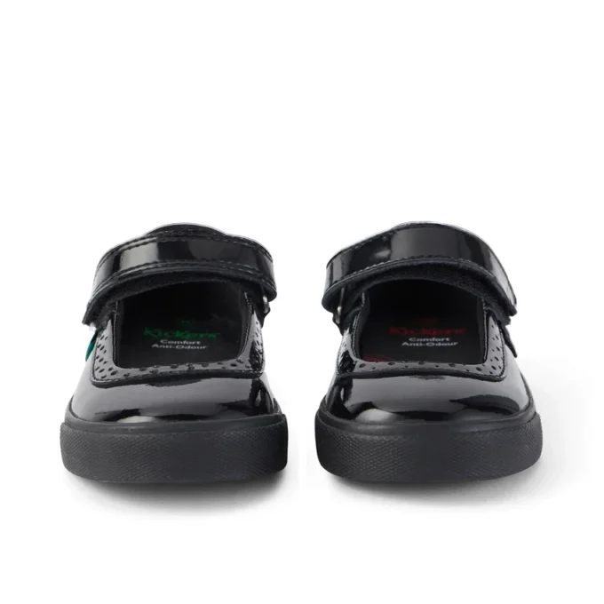 Zapatos Tovni Brogue MJ de charol negro para niñas