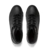 Zapatos Tovni Hi Stack Chain de piel para mujer joven, negros