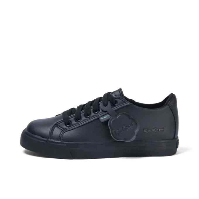 Zapatos Tovni Lacer de piel sintética para niños, unisex, negros