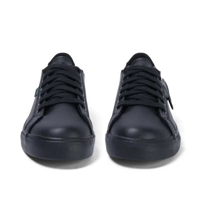 Zapatos Tovni Lacer de piel sintética para niños, unisex, negros