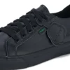 Zapatos Tovni Lacer de piel sintética para niños, unisex, negros