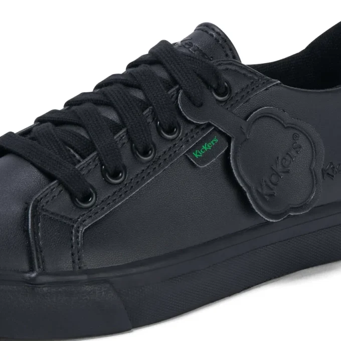 Zapatos Tovni Lacer de piel sintética para niños, unisex, negros
