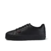 Zapatos Tovni Stack de piel para mujer joven, color negro