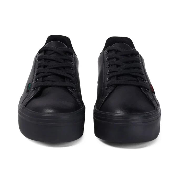 Zapatos Tovni Stack de piel para mujer joven, color negro