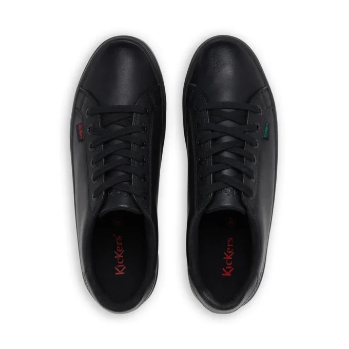 Zapatos Tovni Stack de piel para mujer joven, color negro