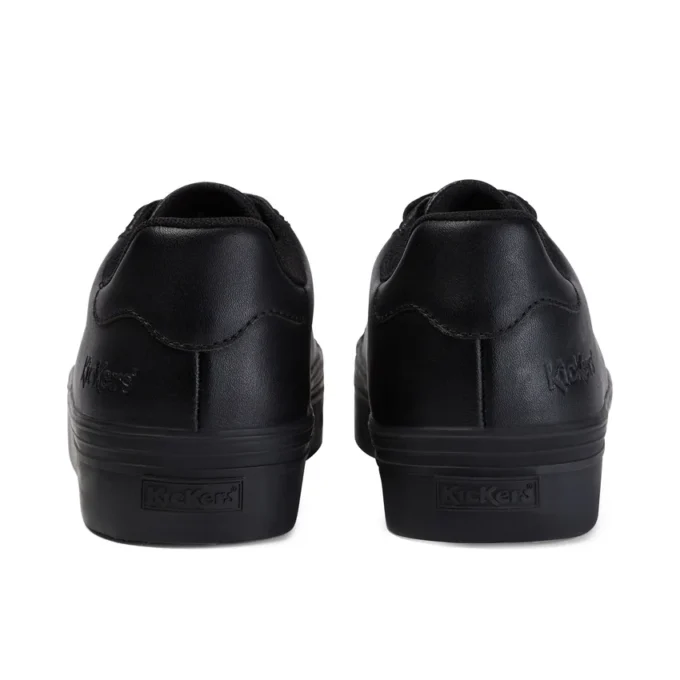 Zapatos Tovni Stack de piel para mujer joven, color negro