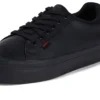 Zapatos Tovni Stack de piel para mujer joven, color negro