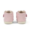 Zapatos unisex para bebé Softer Hi Baby de piel rosa claro